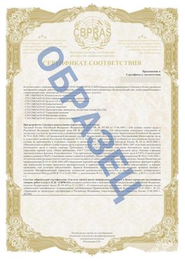 Образец Приложение к СТО 01.064.00220722.2-2020 Елизово Сертификат СТО 01.064.00220722.2-2020 